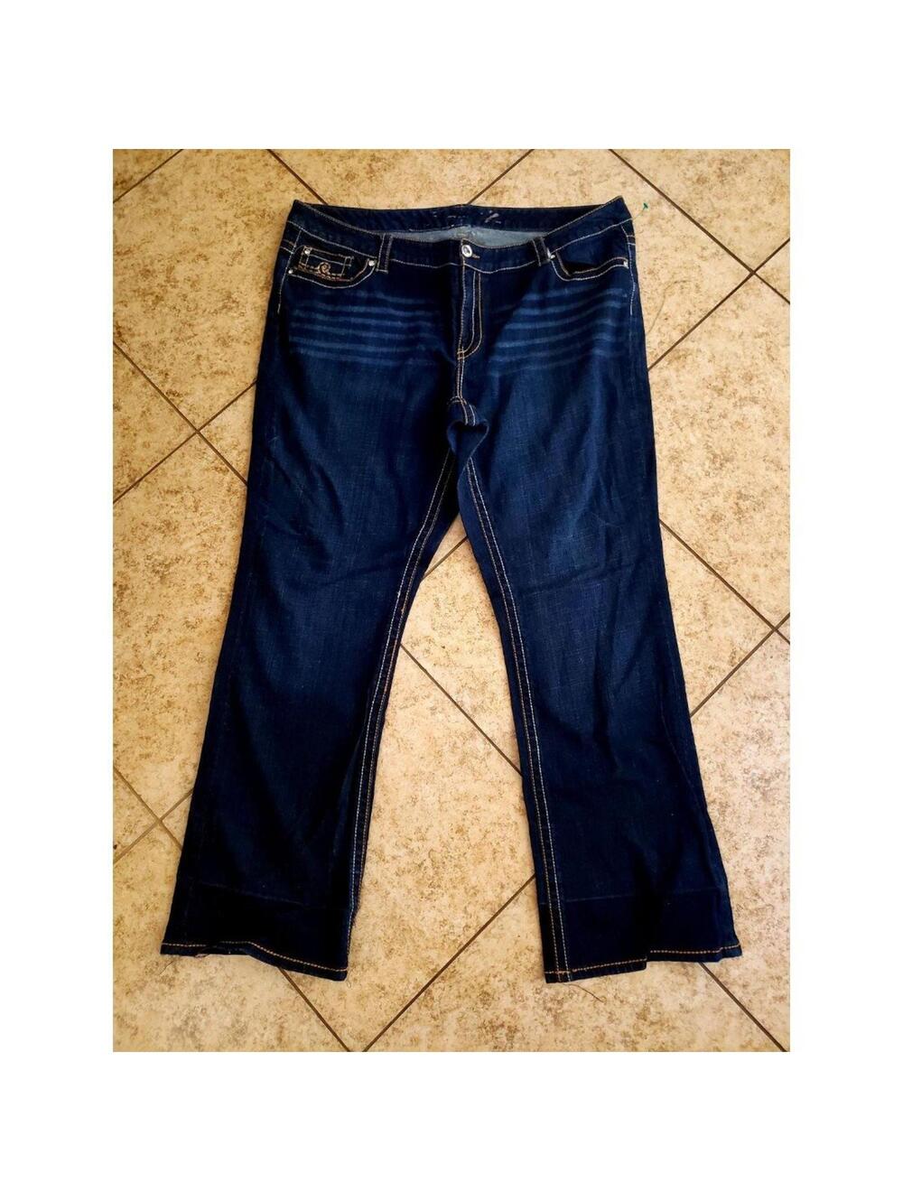 Seven7 Crystal Bling Jeans Plus Size 24